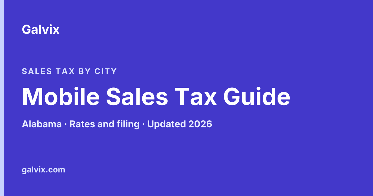 Mobile Sales Tax