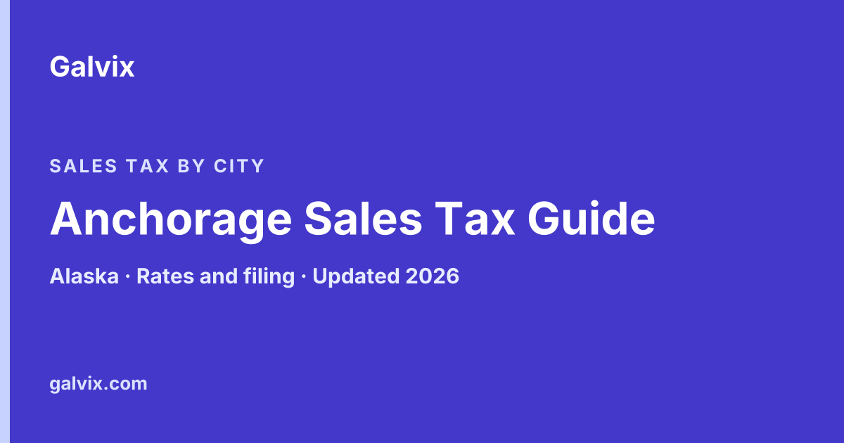 Anchorage Sales Tax