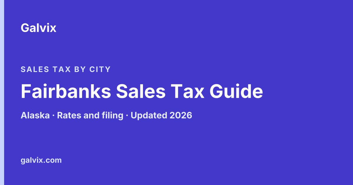 Fairbanks Sales Tax