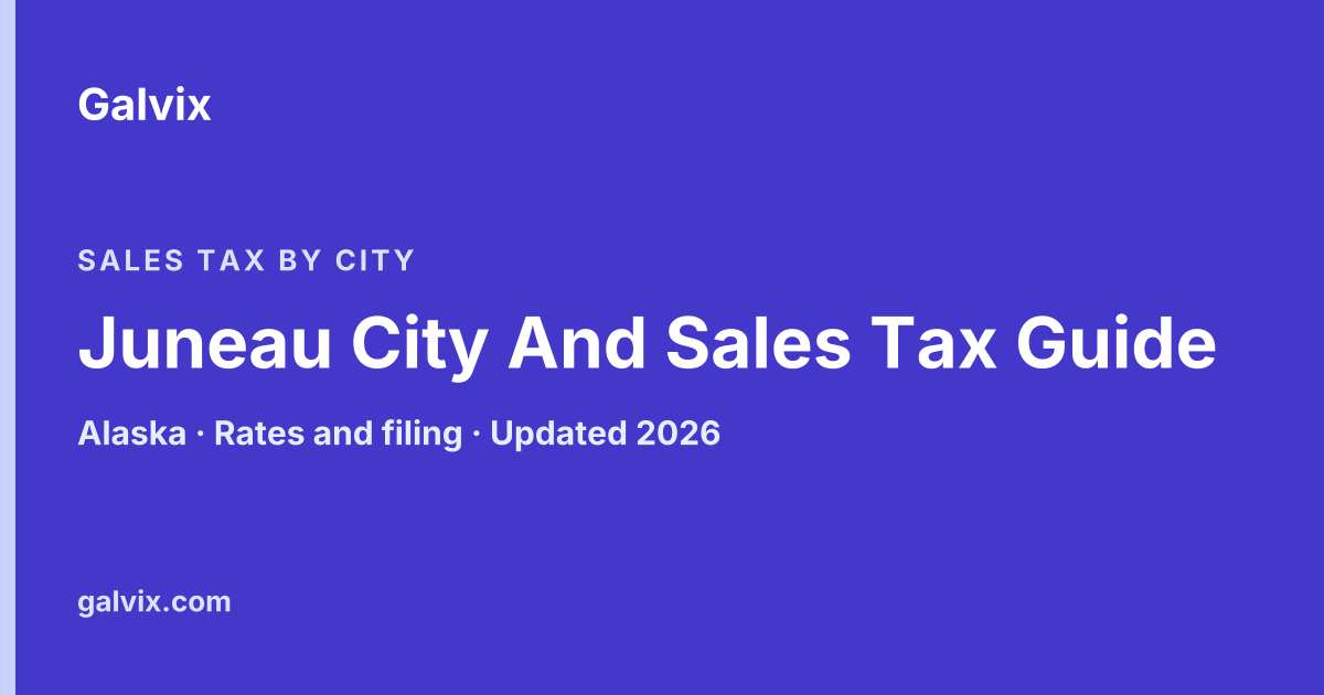 Juneau city and Sales Tax