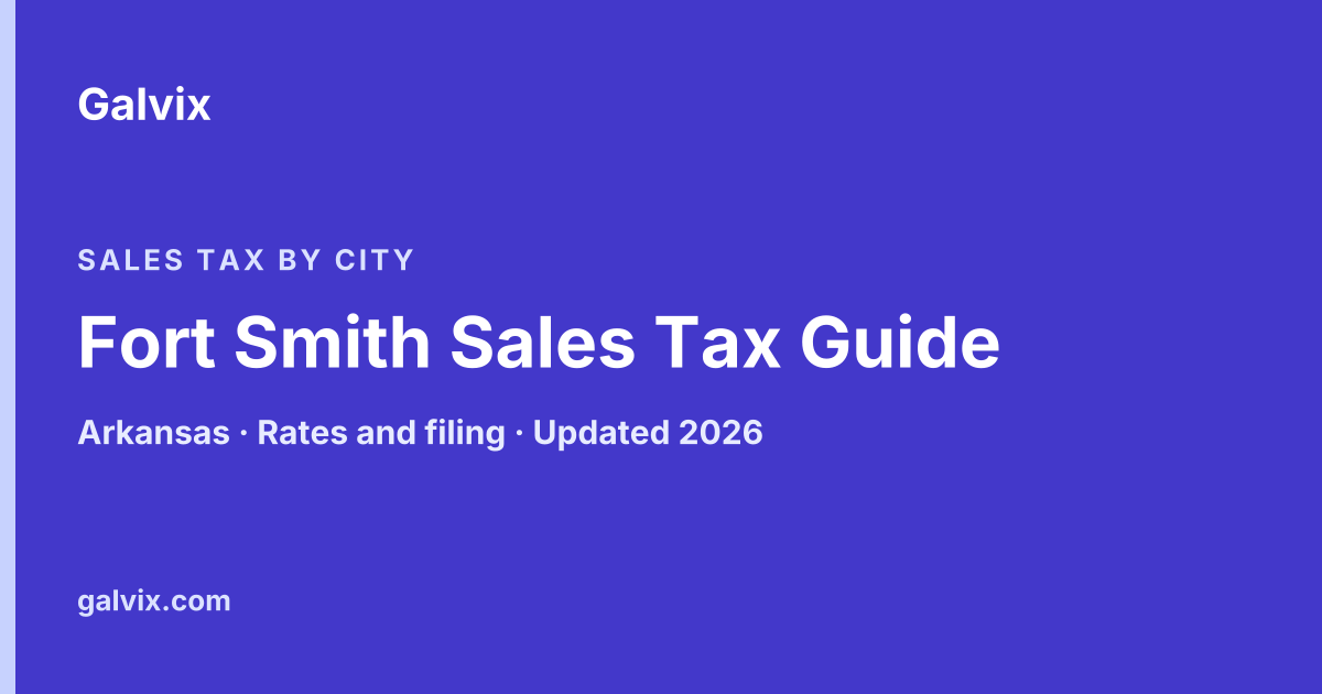 Fort Smith Sales Tax