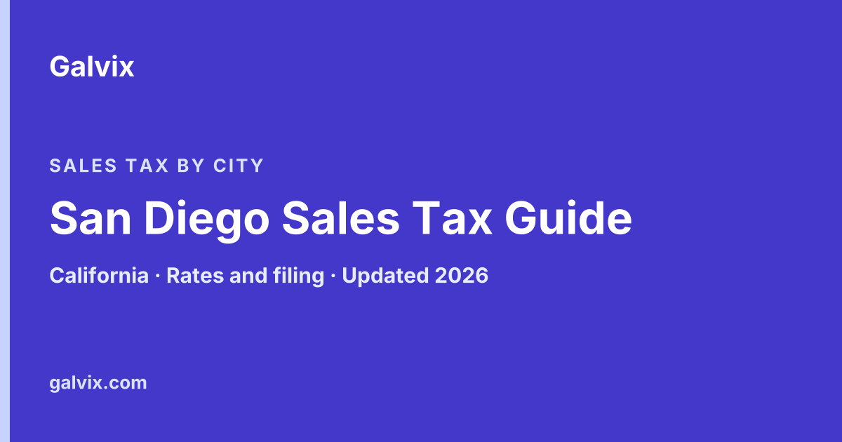 San Diego Sales Tax