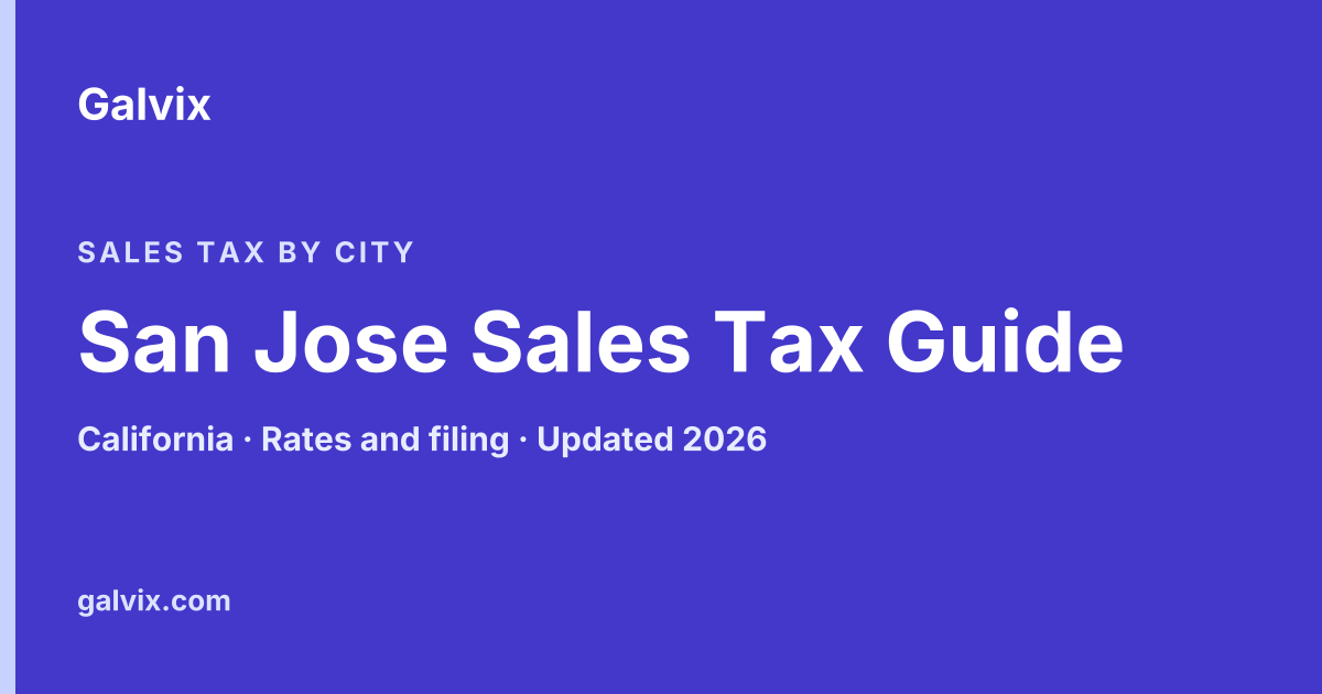San Jose Sales Tax