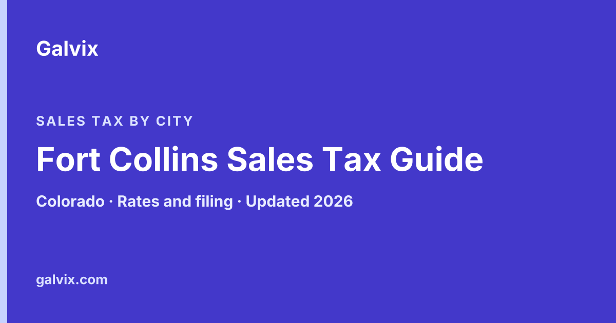 Fort Collins Sales Tax
