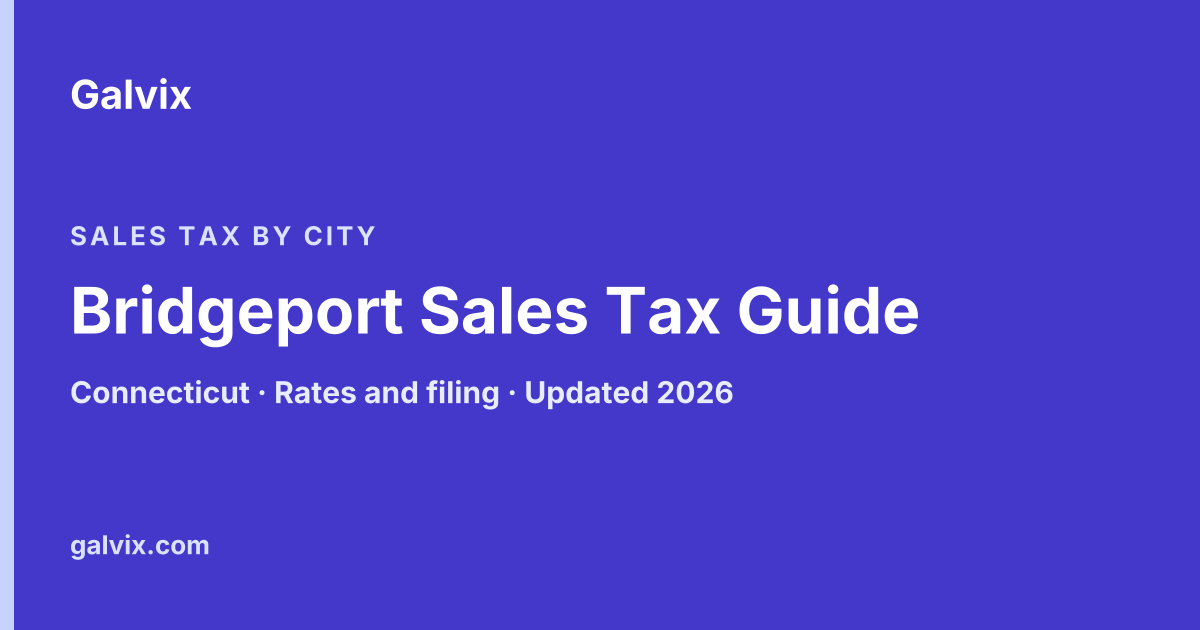 Bridgeport Sales Tax