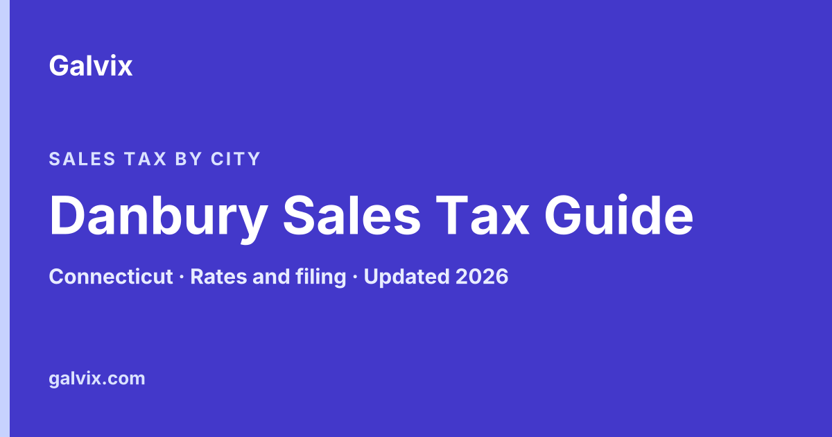 Danbury, Connecticut sales tax guide