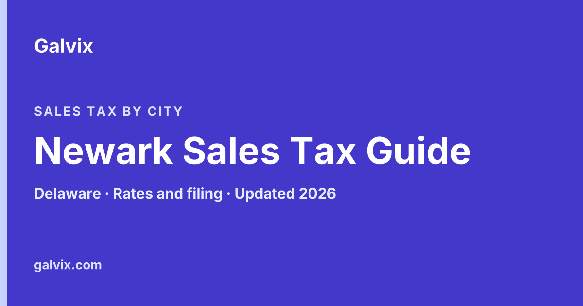 Newark Sales Tax