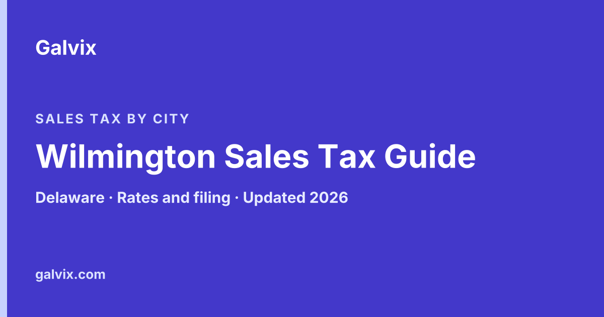 Wilmington Sales Tax