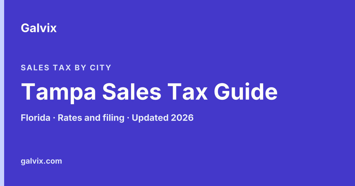 Tampa, Florida sales tax guide