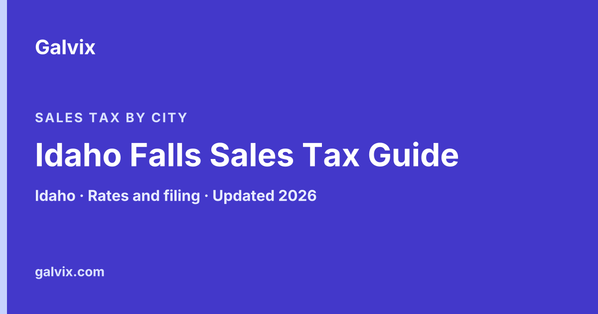 Idaho Falls, Idaho sales tax guide