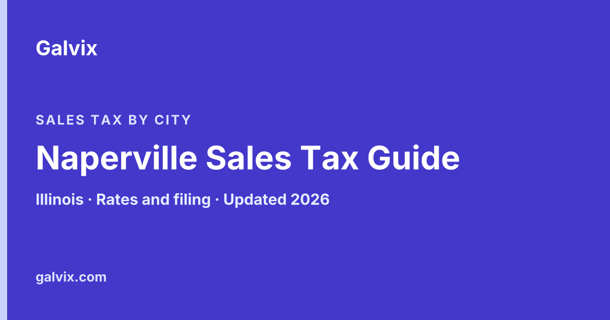 Naperville Sales Tax