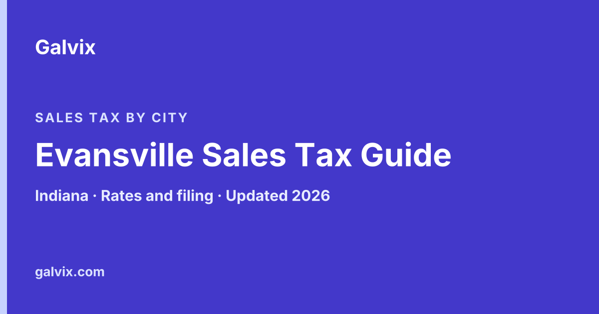 Evansville Sales Tax