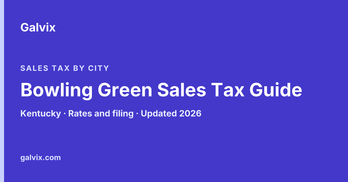 Bowling Green, Kentucky sales tax guide