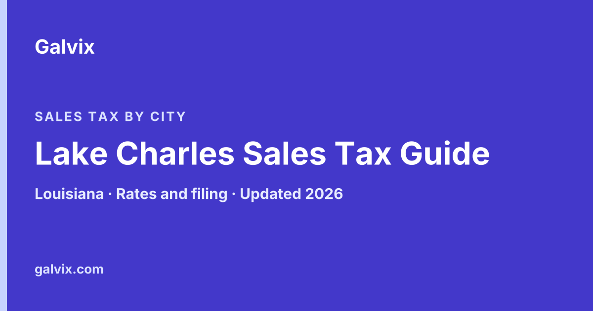 Lake Charles Sales Tax