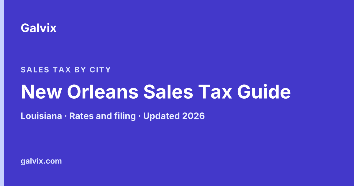 New Orleans Sales Tax