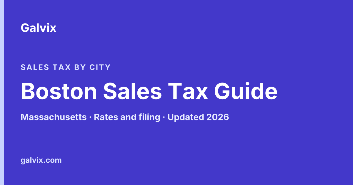 Boston Sales Tax