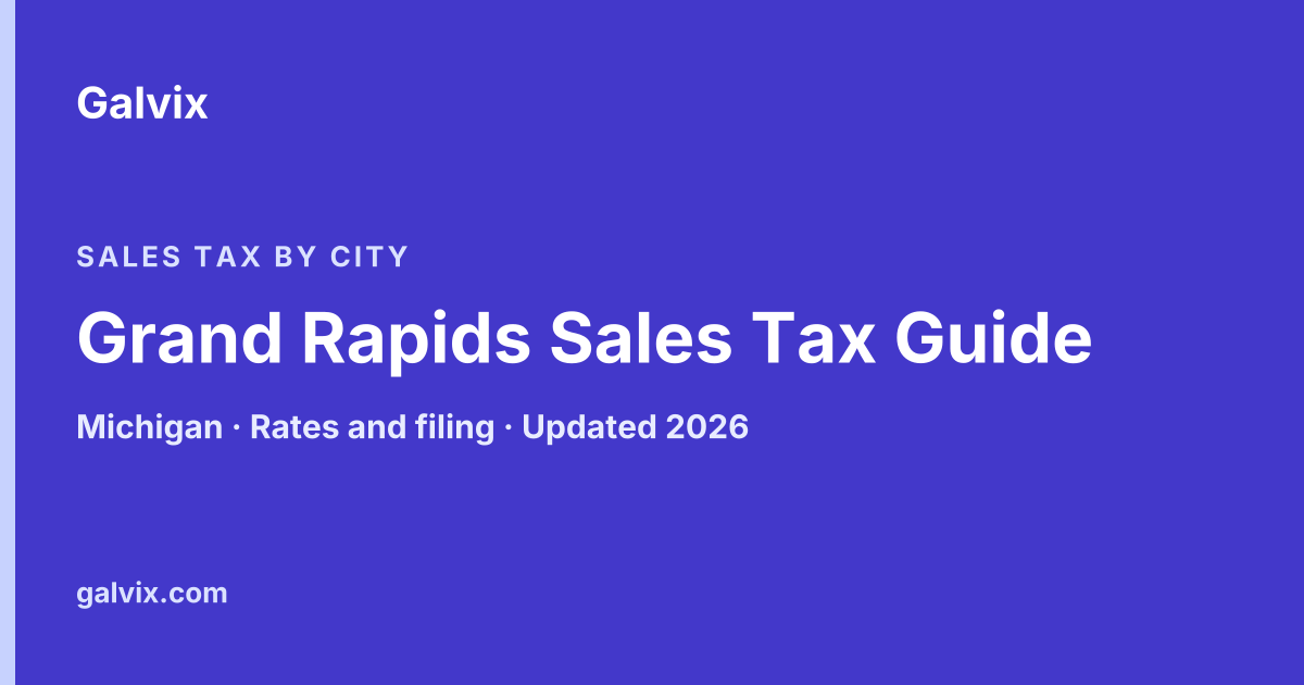 Grand Rapids Sales Tax
