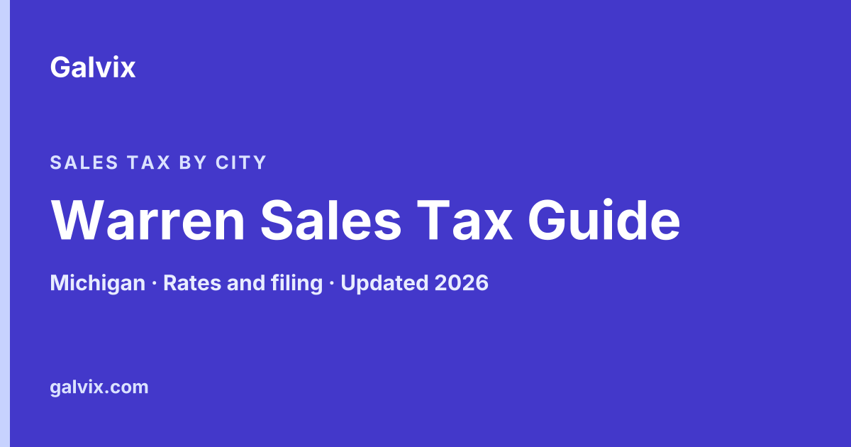 Warren Sales Tax