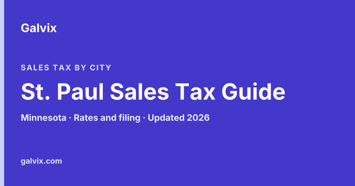 St. Paul Sales Tax