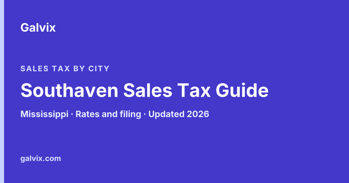Southaven Sales Tax