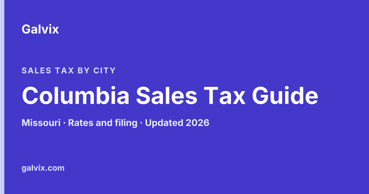 Columbia, Missouri sales tax guide