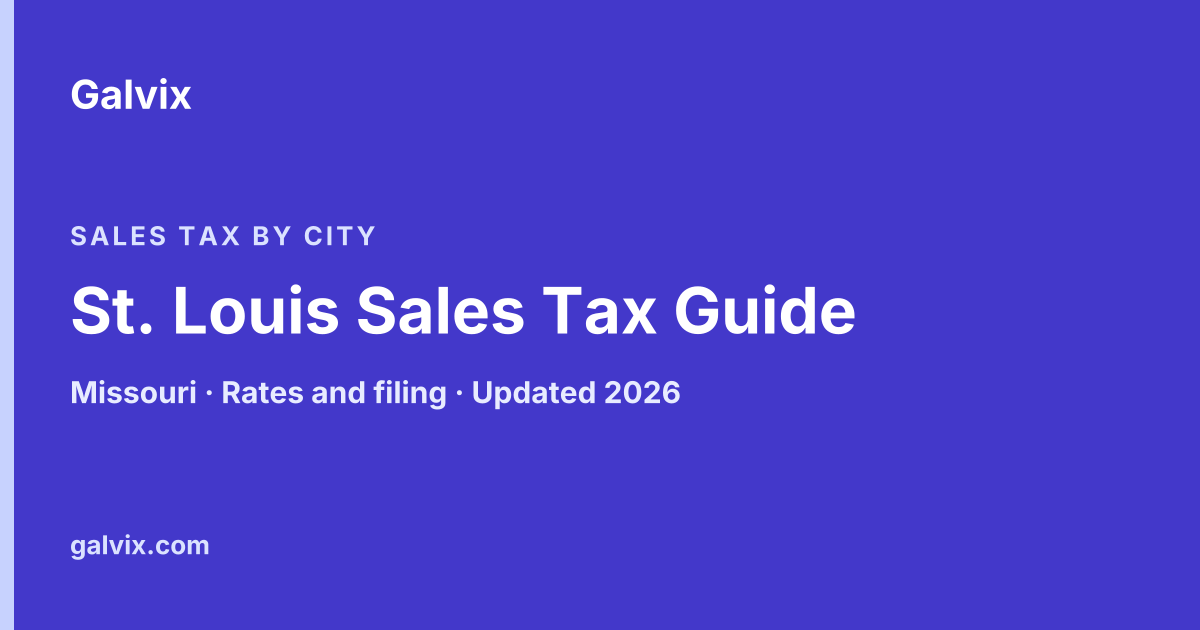 St. Louis Sales Tax