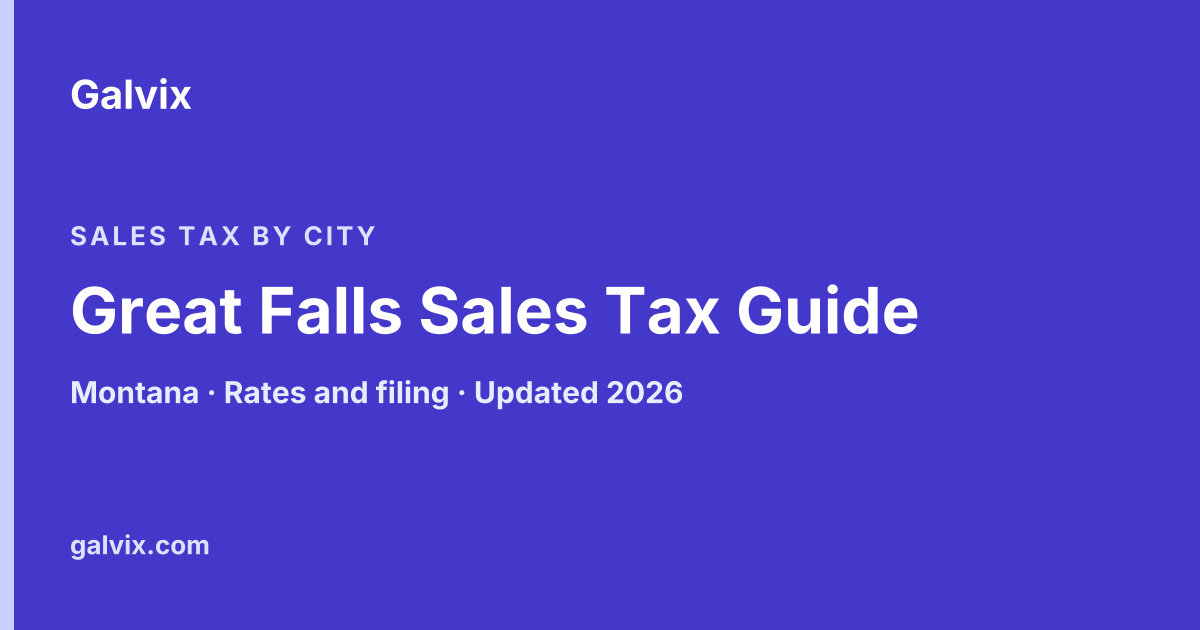 Great Falls Sales Tax