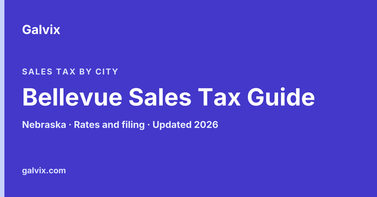 Bellevue Sales Tax