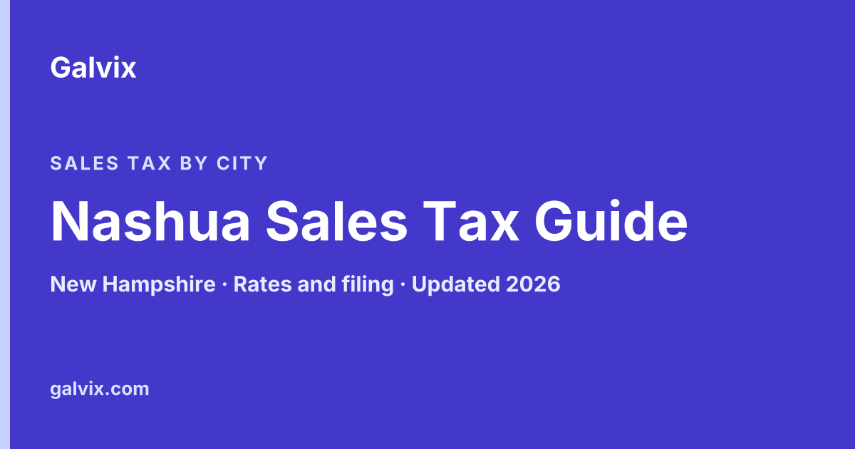 Nashua Sales Tax