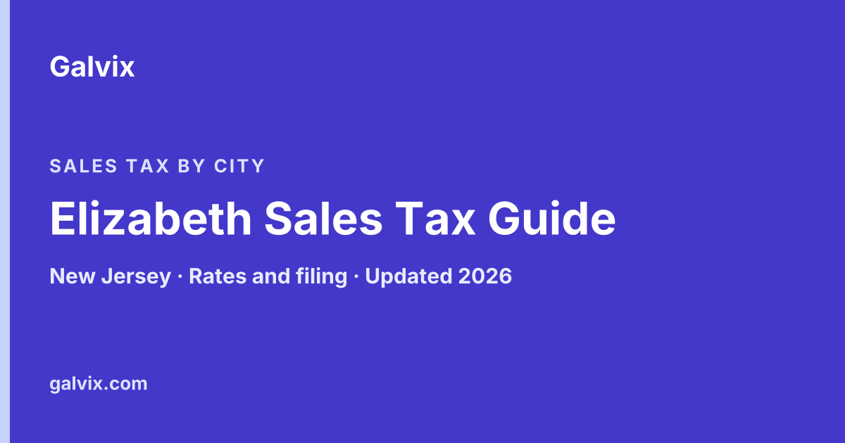 Elizabeth Sales Tax