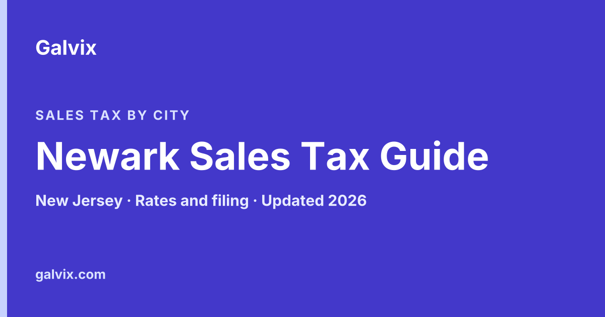 Newark Sales Tax