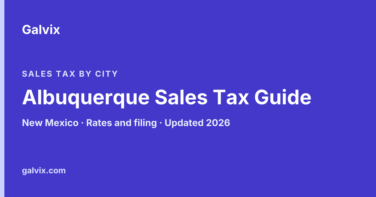Albuquerque Sales Tax