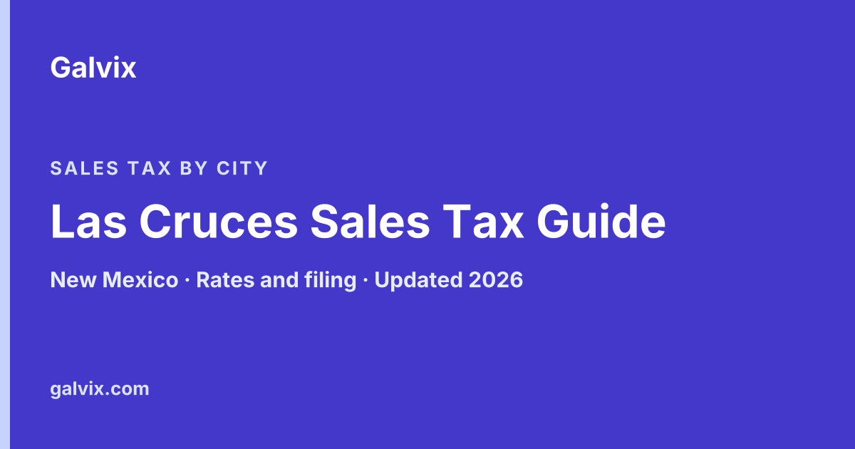 Las Cruces, New Mexico sales tax guide