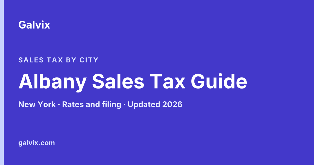 Albany, New York sales tax guide