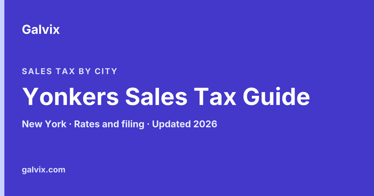 Yonkers Sales Tax