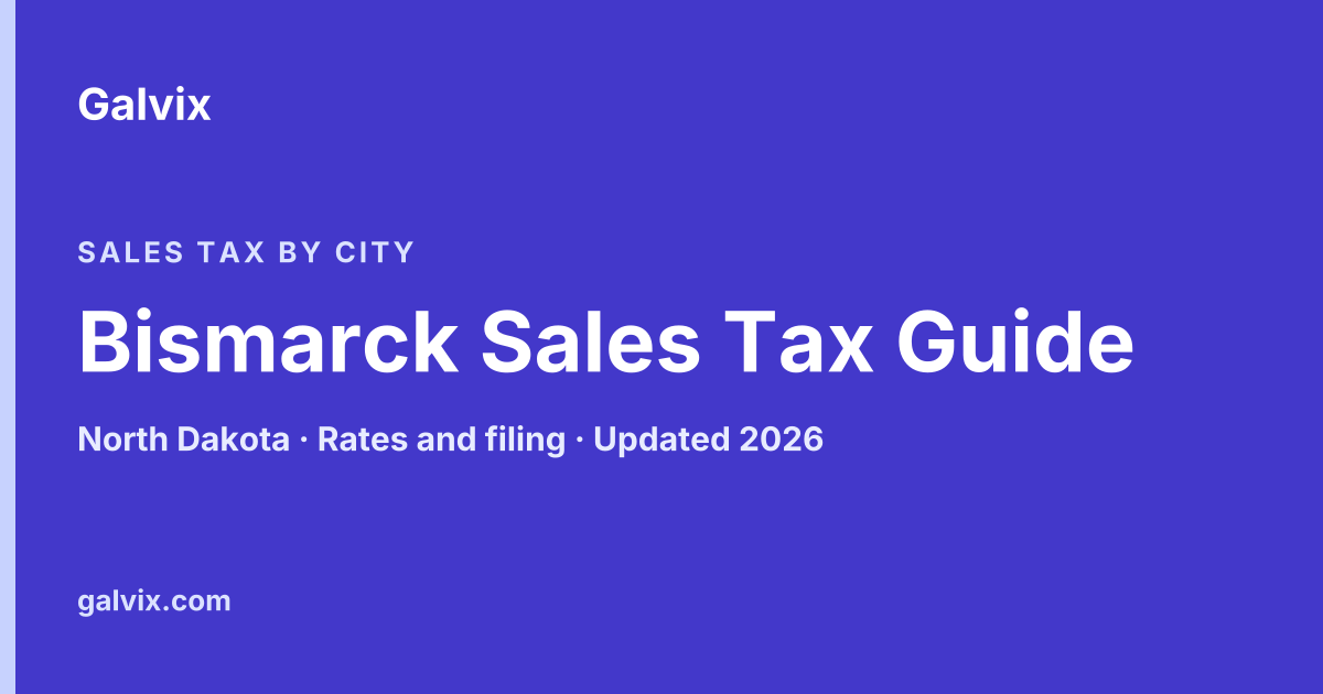 Bismarck Sales Tax