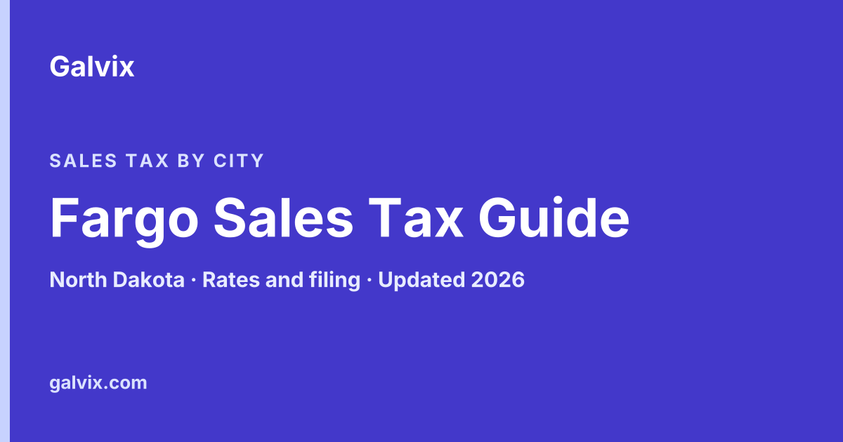 Fargo, North Dakota sales tax guide