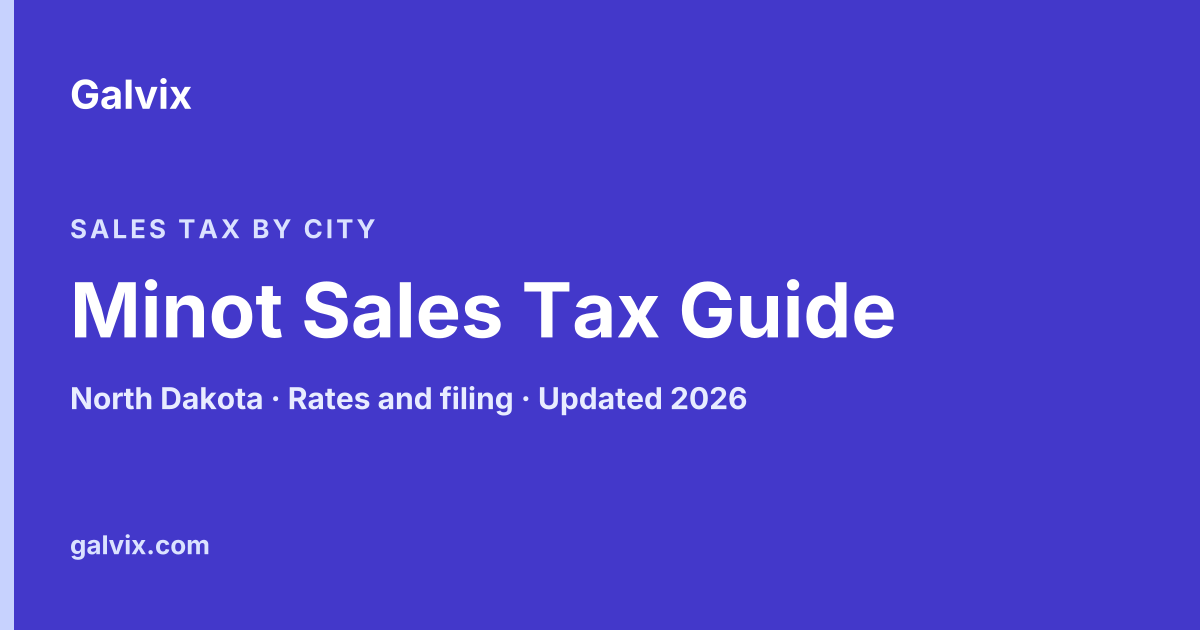 Minot, North Dakota sales tax guide