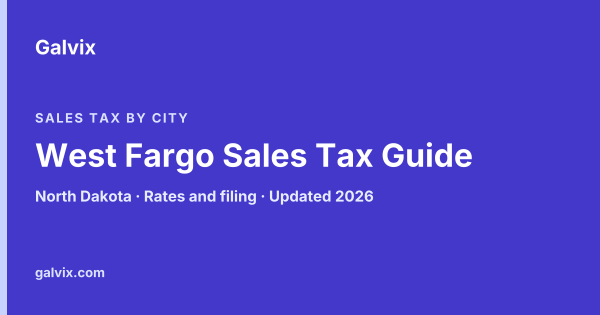 West Fargo, North Dakota sales tax guide