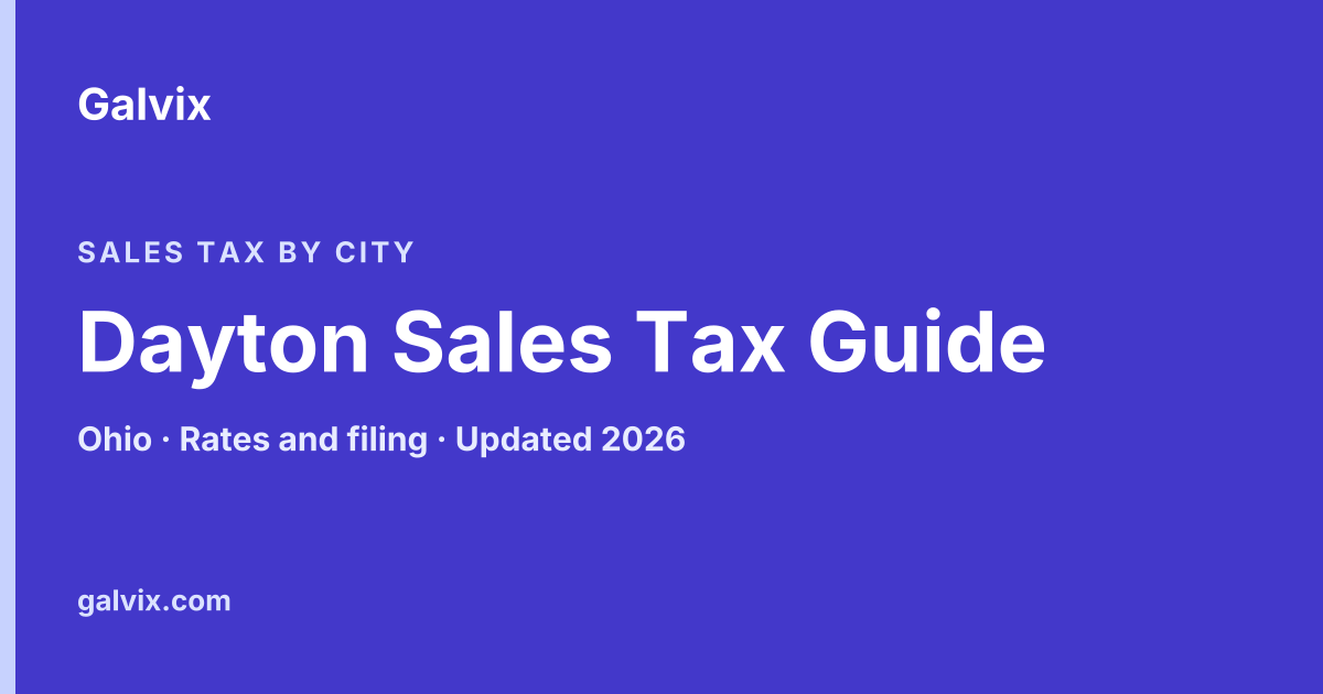 Dayton, Ohio sales tax guide
