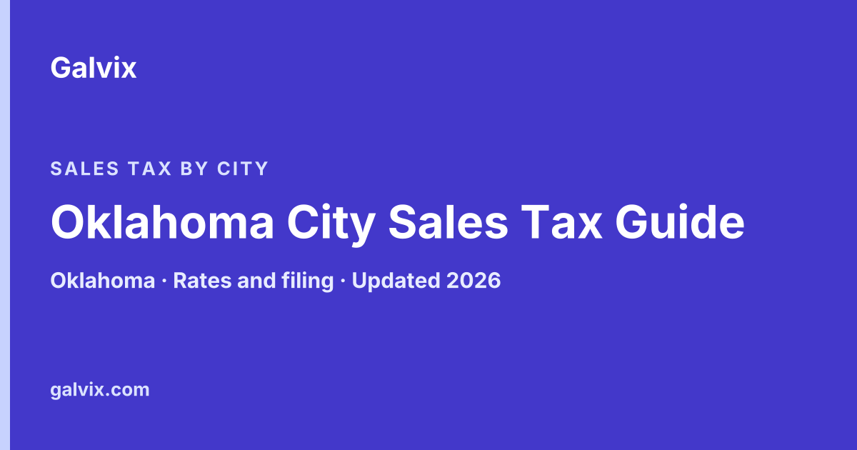 Oklahoma City, Oklahoma sales tax guide
