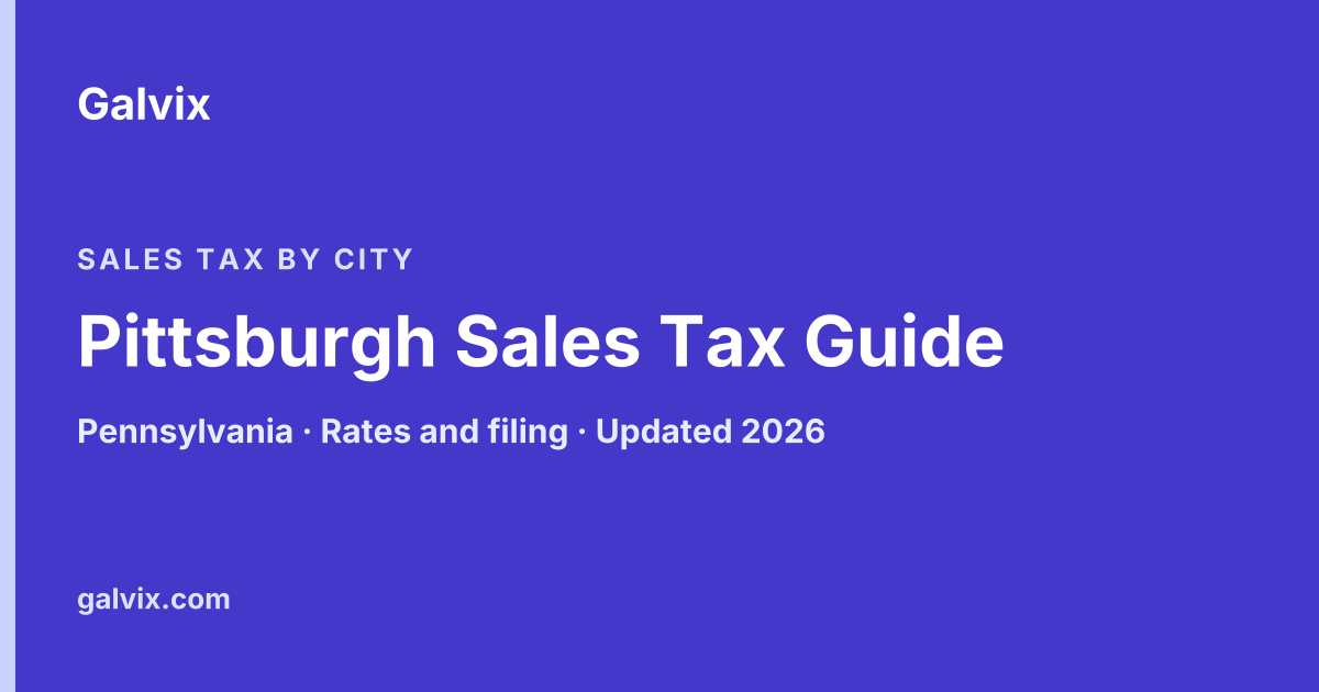 Pittsburgh Sales Tax