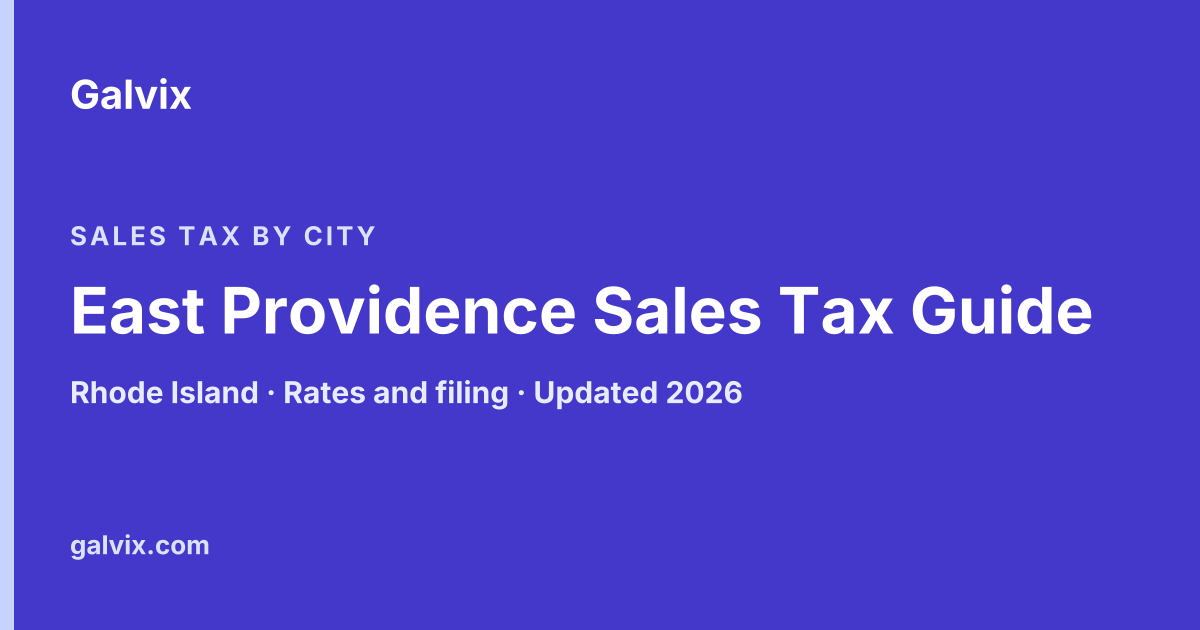 East Providence, Rhode Island sales tax guide