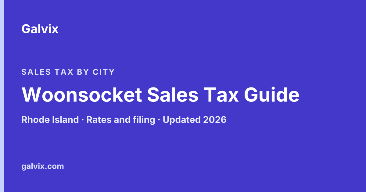 Woonsocket, Rhode Island sales tax guide