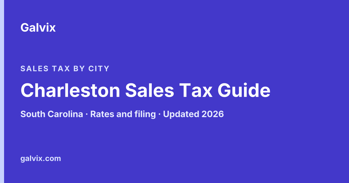 Charleston, South Carolina sales tax guide
