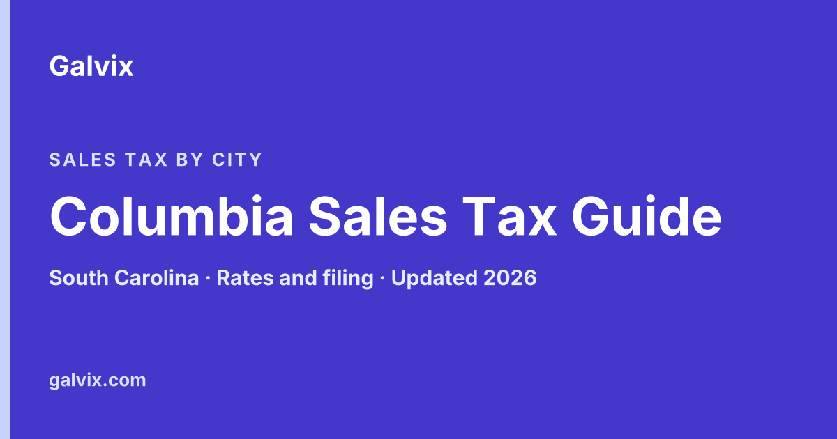 Columbia Sales Tax