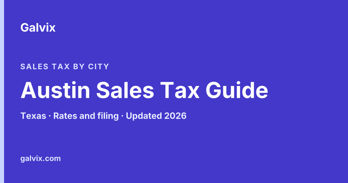 Austin, Texas sales tax guide