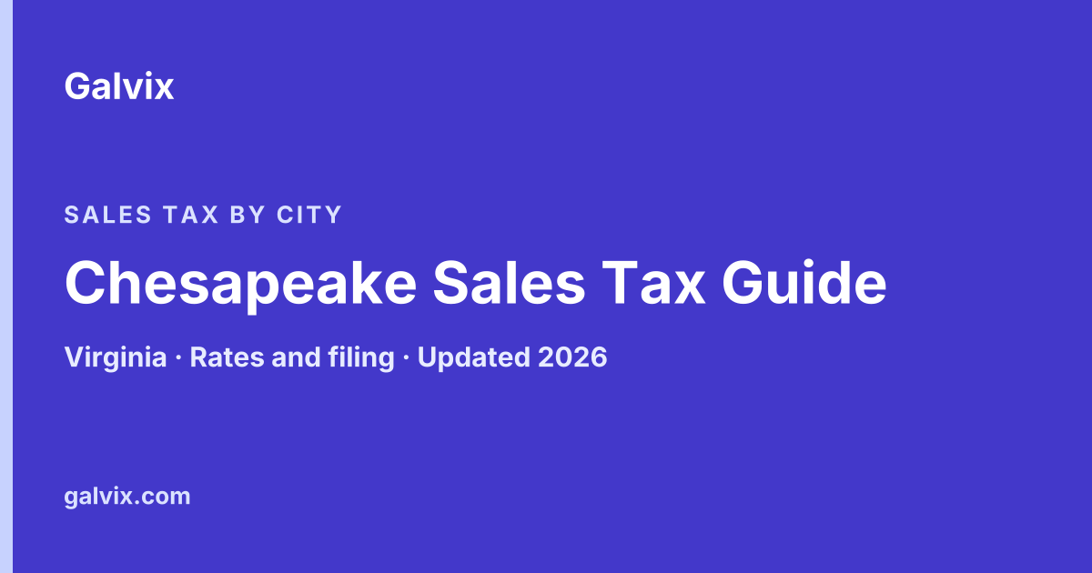 Chesapeake, Virginia sales tax guide