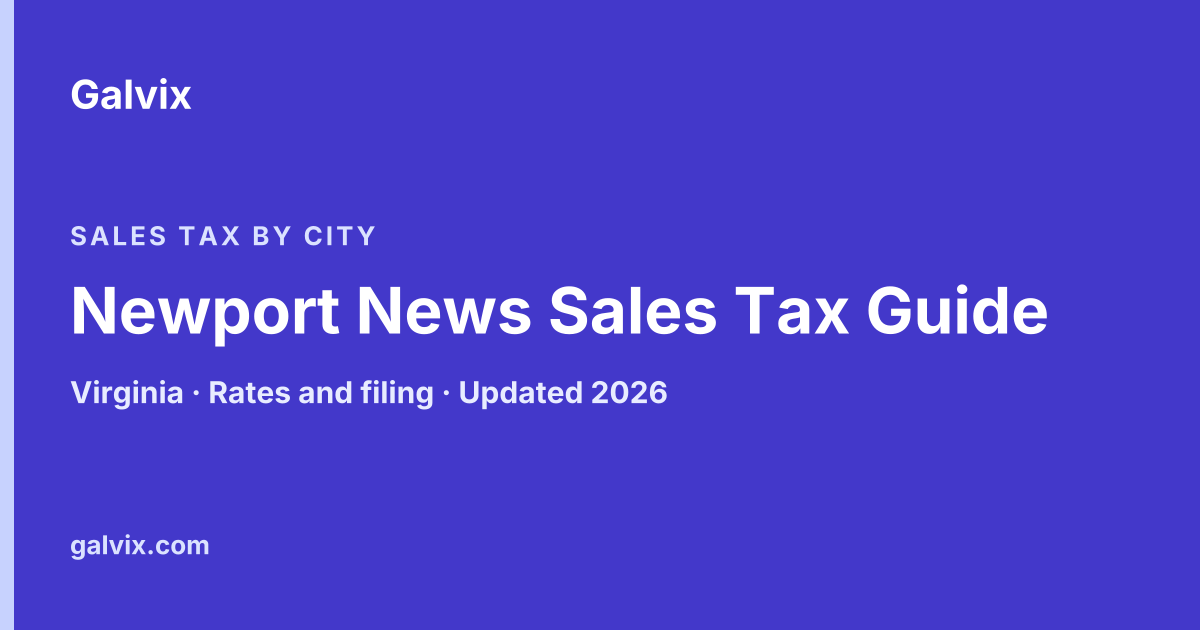 Newport News, Virginia sales tax guide