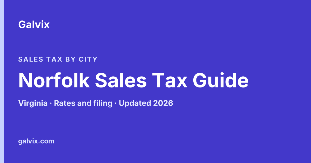 Norfolk, Virginia sales tax guide